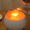 Natural Salt Stone Air Humidifier Essential Oil Spray Diffuser Fire Flame Electric Aroma Diffuser for Home