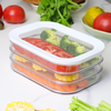 3 Layers Fridge Bins Freezer Bins Refrigerator Drawer Organizer Stackable Food Storage Containers