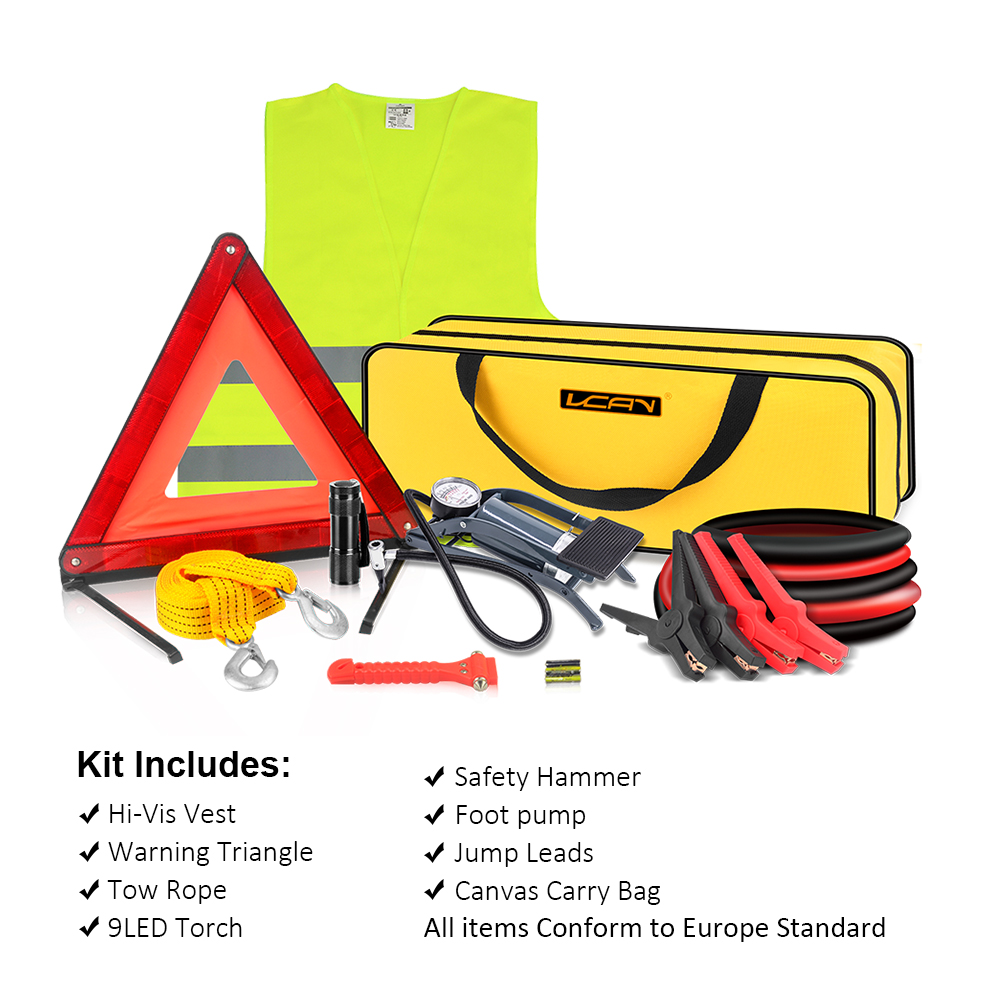 Promotional Top Quality Roadside Car Emergency Tools Kit