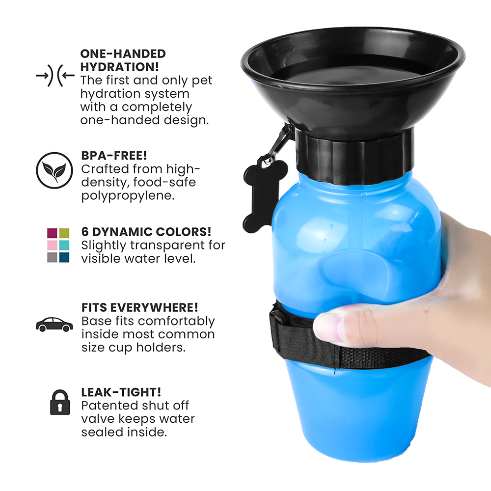 BPA-Free Portable Dog Water Bottle for Hiking And Traveling