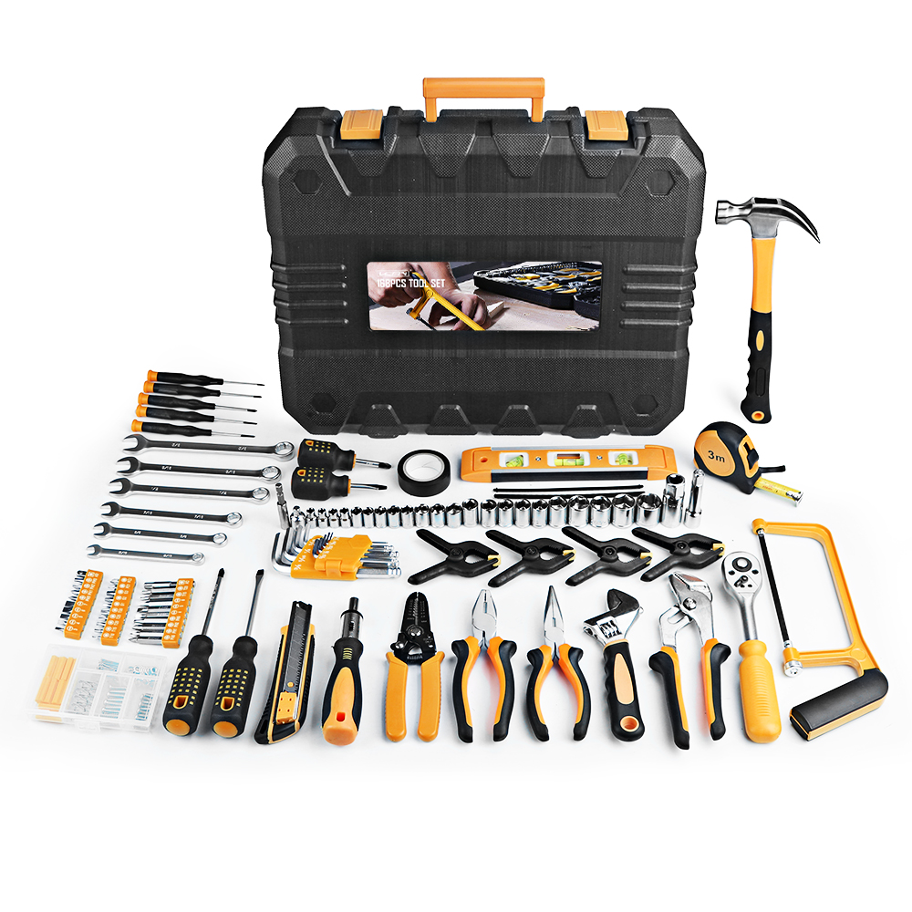Hand Tool Set With Box For Home Use 