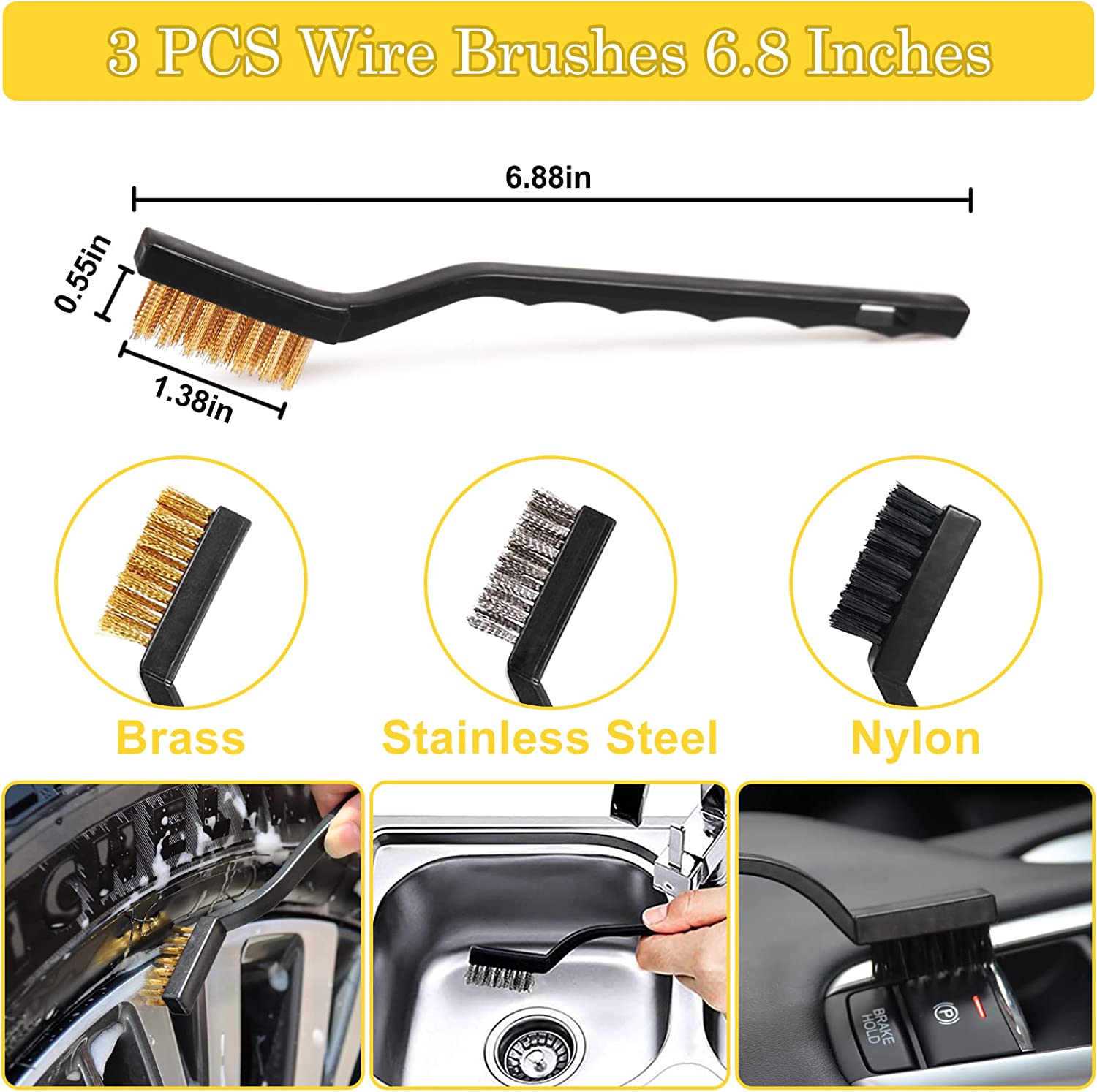23pcs Exterior Interior Car Wash Cleaning Tools Kit Tire Towels Drill Brush Window Scraper Set with Box