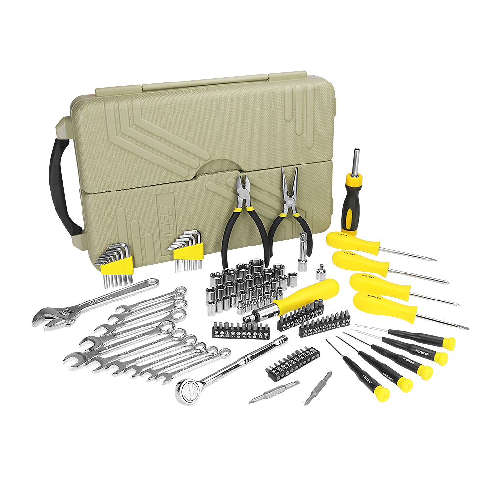 123PC Mechanic Tool Kit Wrench Tool Kit