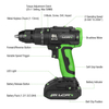18V Household Drill Brushless 2 Speed Drill Cordless 17+1 Cordless Drill With LED Light