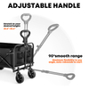 Collapsible Outdoor Garden Park Utility Kids Wagon Portable Beach Trolley Cart Camping