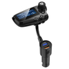12/24V Led Smart Ic 2 Usb Powered Wireless Car Kit Fm Transmitter, Bluetooth Car Kit Car Mp3 Player