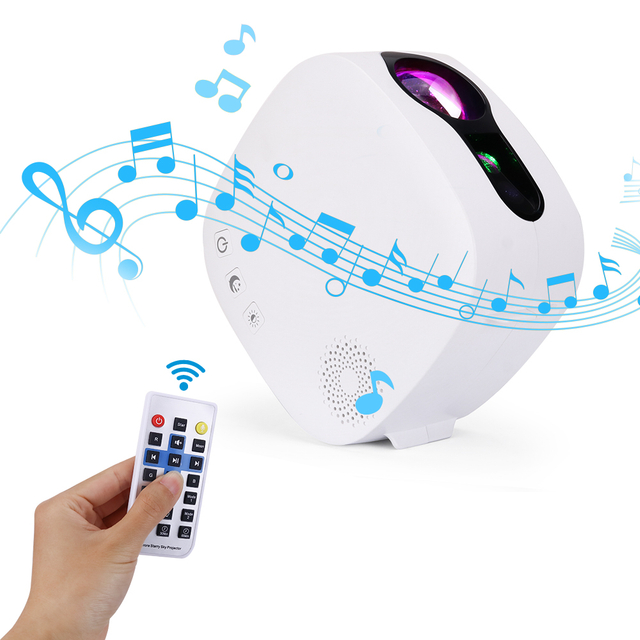 Multifunction Galaxy Night Light Projector With Remote Control