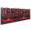 116 Accessories Tool Organizer Wall Mounted Storage Pegboard with Tool Holders