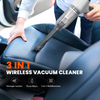 120W Handheld Vacuum Cleaner Detachable Rechargeable Cordless Mini Car Portable Air Duster Gun for Car Home Use
