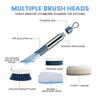 Kitchen Dish Brush with Soap Dispenser with 4 Replaceable Heads Soap Dispensing Dish Brush