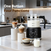 Multi-functional Large Glass Electric Milk Frother Foam Maker for Cappuccino Heating Milk