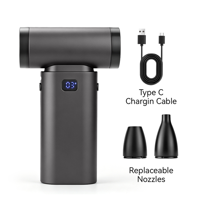 Powerful Handheld Turbo Jet Fan Super Power Violent Turbo Fan Handheld Rechargeable Mini Turbo Jet Fan