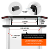 Gym Pull Up Bar Doorway with Ergonomic Grip Multi-Angle Grip Fitness Chin-Up Frame for Home Exercise