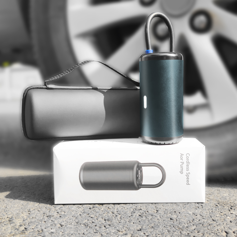 The Smart Mini Tire Inflator Pump 7.4V Portable Digital Car Air Compressor 