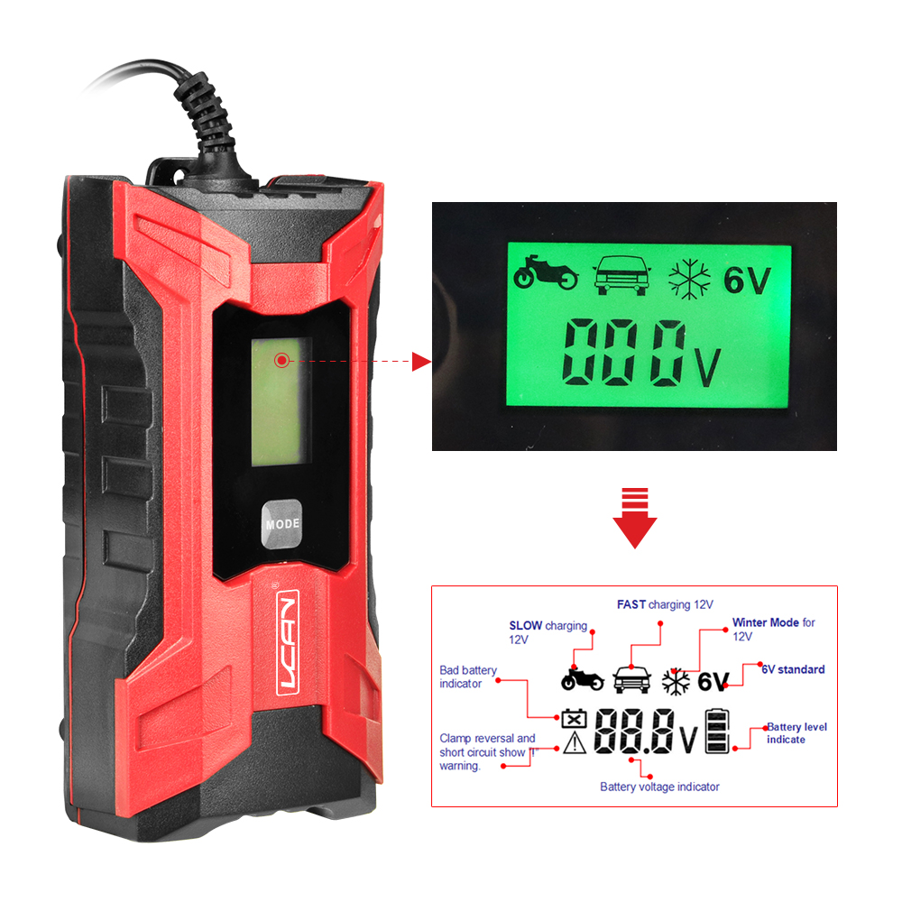 4A Car Power Battery Smart Charger