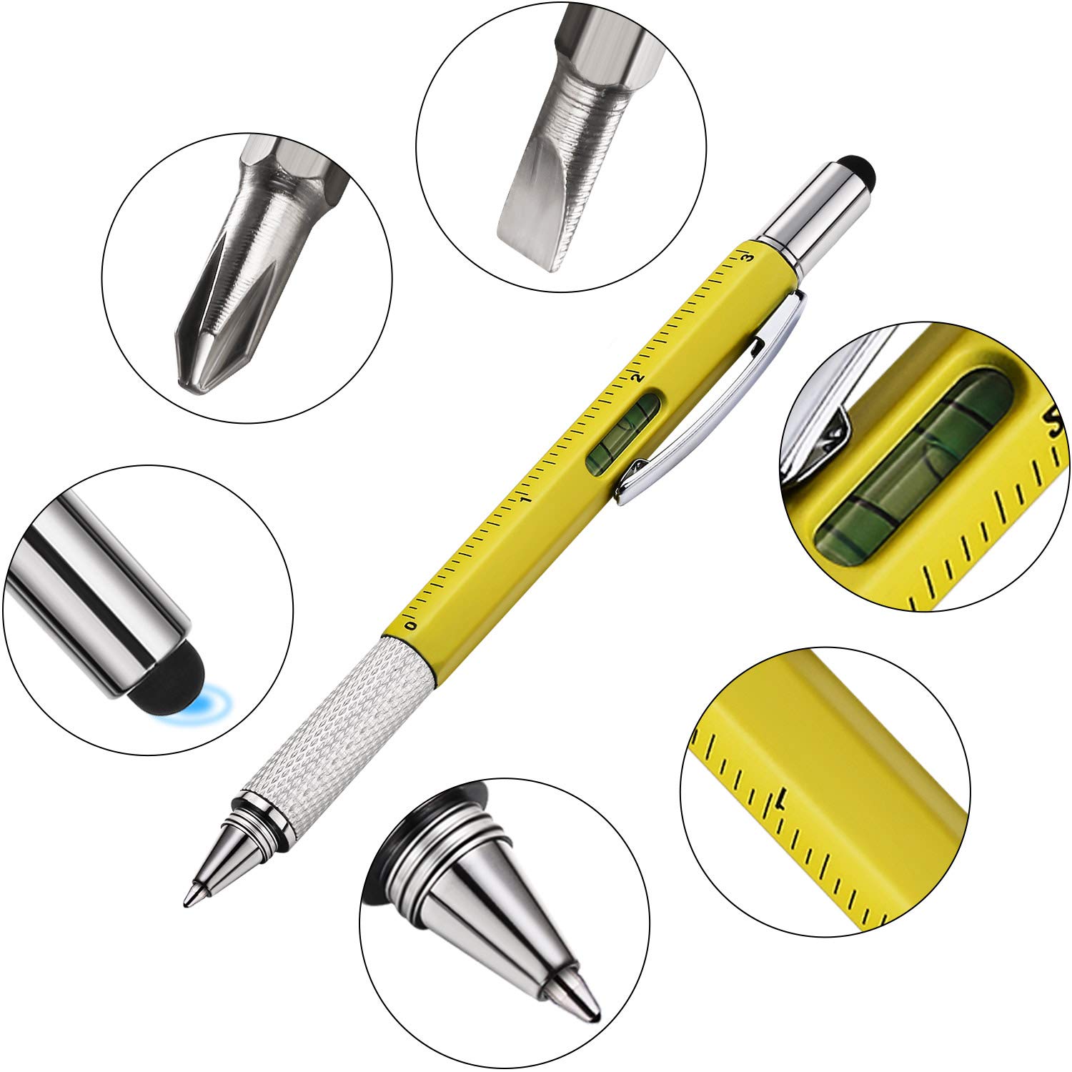 Amazon 6 in 1 Functional Multi Tool Ballpoint Pen