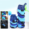 Eco-Friendly Silicone Drinking Collapsible Folding Bottles Silicon Tumbler Reusable Silicone Travel Bottle
