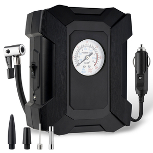 Heavy Duty 12V Tire Inflator Wired Car Air Compressor Pointer Pump Air Pump for Car, Bike