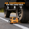 20V Portable Cordless Car Air Compressor 150psi Electric Tire Inflator Rechargeable Charging Pump
