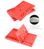 Red PP Recovery Tracks Sand Mud Snow Road Snow Tracks For Car 