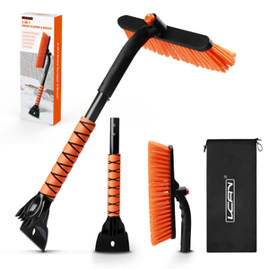 Multifunctional Car Snow Shovel Ice Scraper Detachable Snow Brush with Ice Remover for Car/SUV