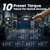 3/8 Torque Wrench Digital ±2 % Accuracy Digital Spark Plug Socket & Tire Inch Pound Torque Wrench with Buzzer And LED Flash Notification Track Mode for Moto Auto Car
