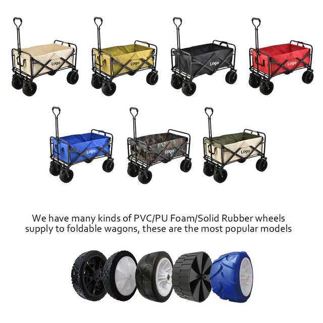 Collapsible Outdoor Garden Park Utility Kids Wagon Portable Beach Trolley Cart Camping