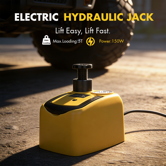 12V 5T Heavy Duty Telescoping Electric Car Jack for Car Lifting and Tire Replacement