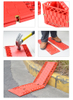 Red PP Recovery Tracks Sand Mud Snow Road Snow Tracks For Car 