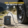 Heavy Duty 12V Tire Inflator Wired Car Air Compressor Pointer Pump Air Pump for Car, Bike
