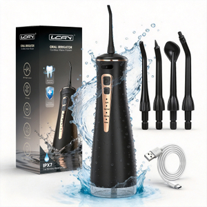 OEM Portable USB Rechargeable IPX7 Waterproof Lightweight Travel Handheld Cordless Household Electric Water Flosser