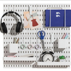 Multi-functional Wall Mount Office Display Pegboard Hanging Wall Mount Holder Peg Board Display Storage Shelf
