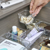 7pcs BPA Free Vanity Organizers Office Kitchen Gadgets Bathroom Drawer Tray Dividers Storage Bins Set for Makeup Dresser