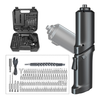 108pcs Rotatable Handle Electric Screwdriver Kit Portable Power Screwdriver Electric Screwdriver Set