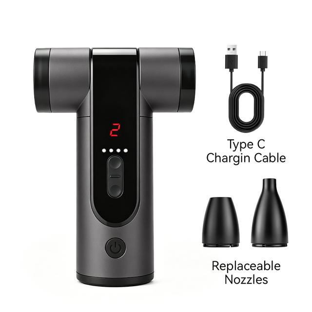 Handheld Turbo Jet Fan Powerful Mini Air Duster for Cleaning High Speed Violent Turbo Jet Fan