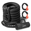 Max Strength Soft Shackle Recovery Rope with Ring for SUV/ATV Off-Road Towing