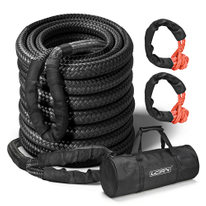 Max Strength Soft Shackle Recovery Rope with Ring for SUV/ATV Off-Road Towing