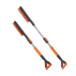 Extendable Snow Brush Detachable Ice Scraper Removable Long Handle Winter Cleaning Car Snow Brush Remover for Car