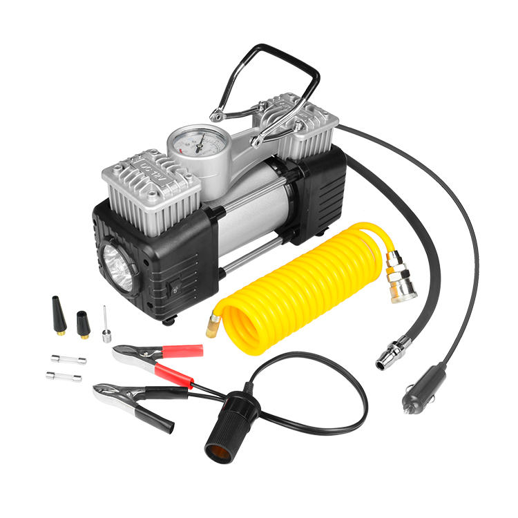 Auto 120PSI Metal And ABS Portable Air Compressor Tire Inflator Pump Supplier