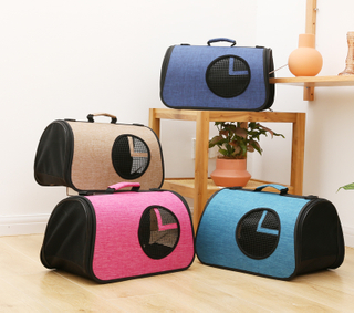 Portable Breathable Mesh Window Outdoor Travel Pet Bag 