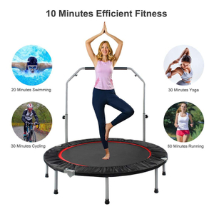 Foldable Mini Gymnastic Trampoline with Handle