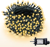 600 LED Christmas Lights Outdoor Waterproof 8 Modes Indoor Christmas String Lights Warm White for Holiday Decorations