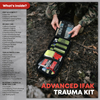 144Pcs Advanced Trauma First Aid Kit Emergency Camping Gear Portable Survival Gear for Outdoor Emergency Tool Set
