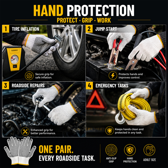 Car Emergency Safety Kit Bag Auto Vehicle Safety Road Side Assistance Kits,Roadside Emergency Car Kit