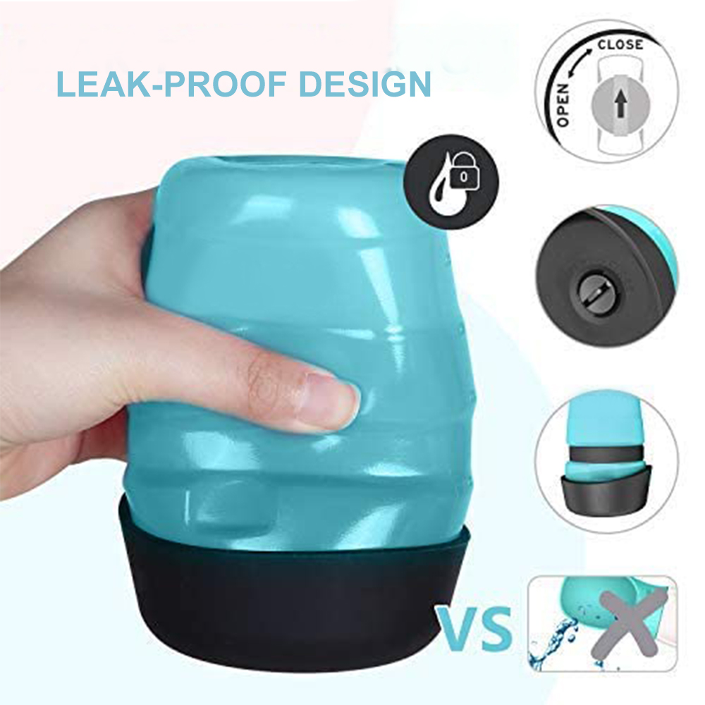 Foldable Dog Water Bottle and Bowl for Hiking And Traveling BPA Free