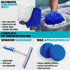 13 Pcs Car Wash Kit With Dust Cleaning Gel Plush Microfiber Towel Car Drying Towel Collapsible Bucket