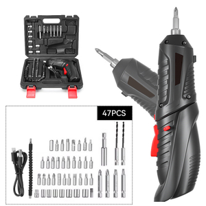 New Design Rotatable Handle Electric Screwdriver Cordless Rechargeable Electric Screwdriver Kit