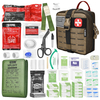 144Pcs Advanced Trauma First Aid Kit Emergency Camping Gear Portable Survival Gear for Outdoor Emergency Tool Set