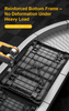 Foldable Shopping Cart Large Storage Rolling Wheels Heavy-duty Hand Trolley Truck for Storage