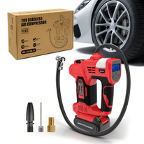 High Quality 20V Inflator Powerful Tire Air Pump with Pressure Monitor PD Fast Charger